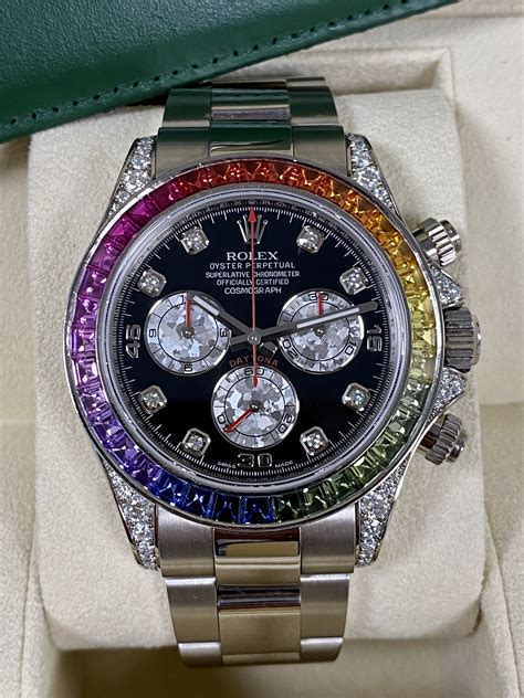 Rolex rainbow daytona for sale